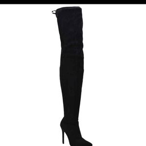 Woman’s Black Over-the-Knee Boots